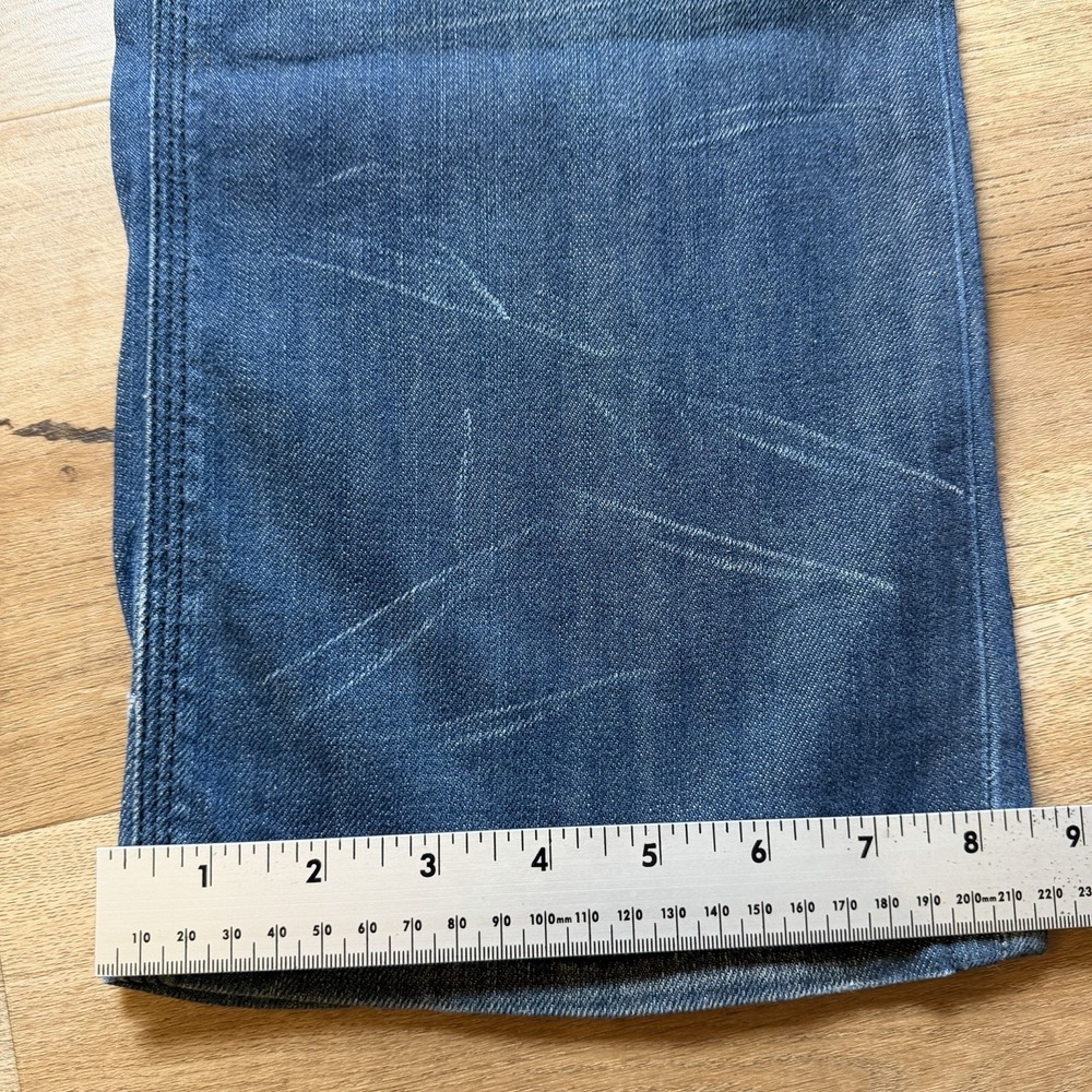 Diesel Timmen Jeans Men 33x30 Blue Straight Leg Stretch Studs Italy Design 008LK - Picture 16 of 16